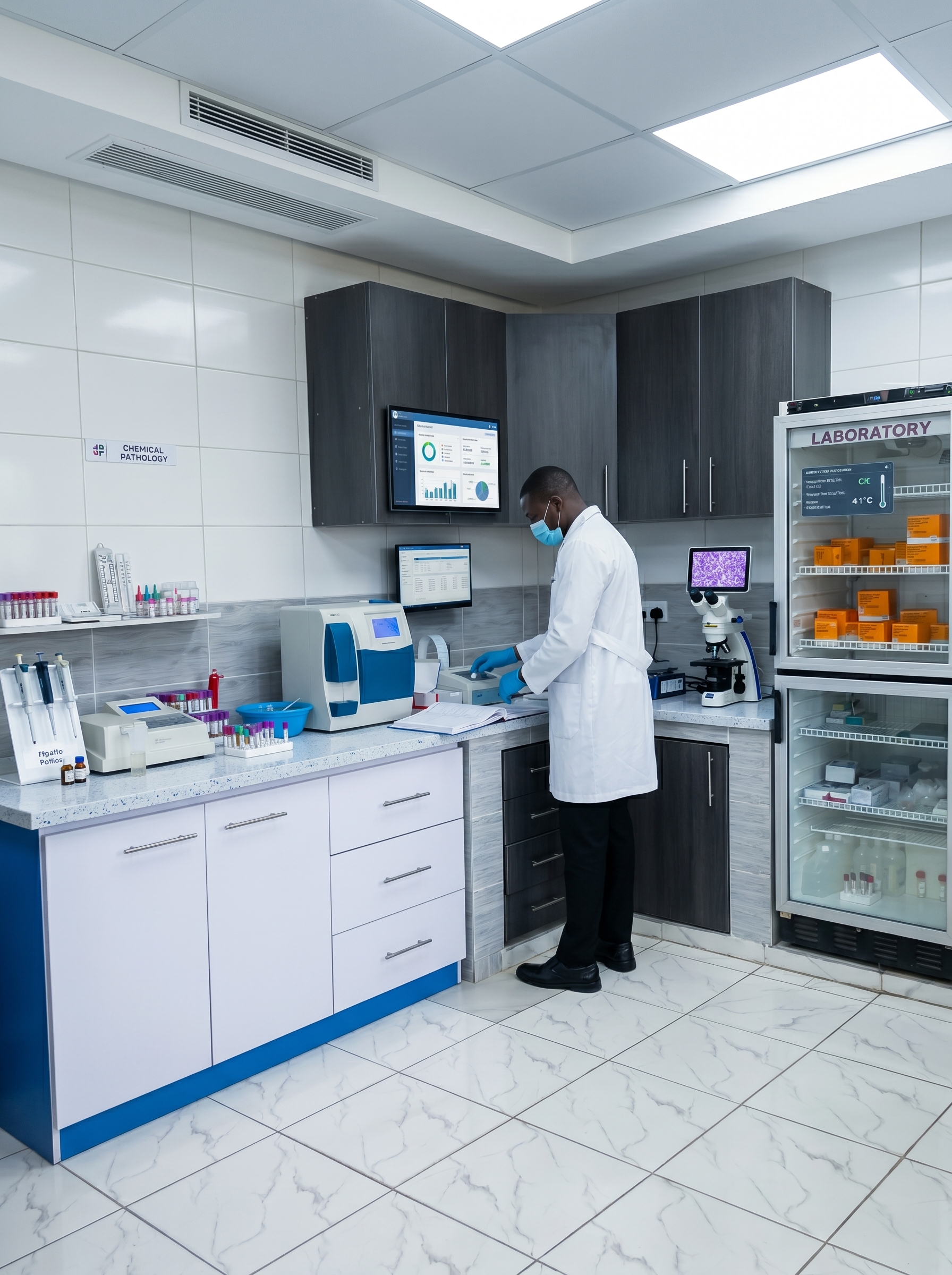 Modern radiology and laboratory equipment at Providence Hospital